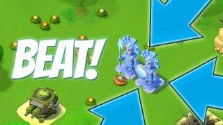 Boom Beach HOW TO DEFEAT BASES WITH ICE STATUES!! (Absolutely NO Defenses #14!)+Gameplay