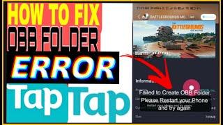 Failed to Create OBB Folder in Tap Tap | Quick Fix | Battleground Mobile India Obb folder error