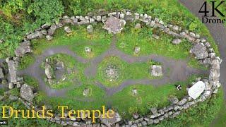 4K 30FPS A flying visit - Druids Temple - Masham, Yorkshire, UK - DJI MINI3 PRO - September 2022