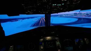 Landing in beautiful Stockholm ARN cockpit view