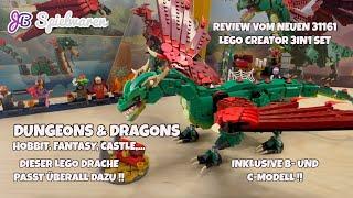 Really good! LEGO 31161 Creator 3in1 Dragon with B and C model!