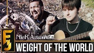 Nier Automata - "Weight of the World" Metal Guitar Cover (feat. Caleb Hyles) | FamilyJules