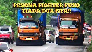 AKSI TRUCK FIGHTER FUSO DI DEPAN KAMERA