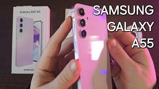 Распаковка Samsung Galaxy A55