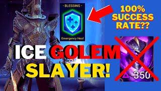 Ice Golem Stage 10 HARD Mode! THIS COMP IS SUPER SAFE!! Raid Shadow Legend