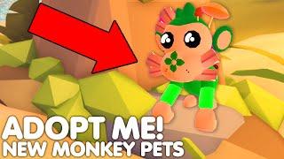 *NEW* MONKEY PETS!ADOPT ME NEW UPDATE! + CONCEPTS ME ROBLOX