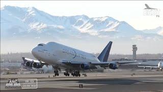 LIVE: Anchorage Incl the Boeing Dreamlifter Arrival & Departure