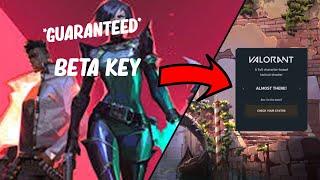 GUARANTEED METHOD TO GET A VALORANT BETA KEY FAST AND EASY