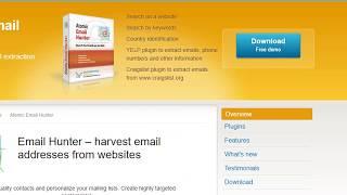 Extract Email Addresses From Websites | Atomic Email Hunter