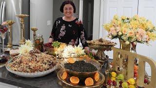 Uzbeki Qabili Pulao - قابلی ازبکی با سبزی تازه در روز عید