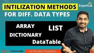 UiPath Initialize Methods for Different Variable Data Types | UiPath Variable Initialization