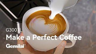 G3007L Espresso Machine｜Make a Perfect Coffee｜Gemilai