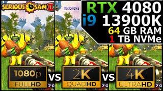 Serious Sam 2 | 1080p vs 1440p vs 2160p | RTX 4080 | i9 13900K | 64GB RAM | 1TB NVMe