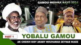 (Part 1) Yobalu Gamou Medina Baye 2024 ak Cheikh Sidy Araby Cheikh Mouhamed Zeynabou Niass.