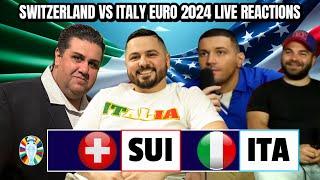 Switzerland vs Italy EURO 2024 Live Reactions