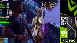 Baldur's Gate 3, Ultra Settings, DLAA 1440p | RTX 3090 | i9 14900KS