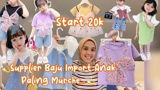 Shopee haul Rekomendasi Supplier Baju Import Anak Perempuan Paling Murah High Quality Bisa Dijual Lg