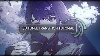 3D TUNEL TRANSITION TUTORIAL IN [Alight Motion] PAID !!