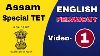 Assam Special TET || Important Question Answers || English Pedagogy || Video- 1