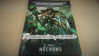 Reanimation Protocols Necron [ENG] Codex Necron 2020 Focus rules