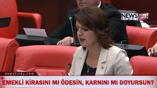 Gülcan Kış, hükümetin emeklileri yoksullaştırma politikasının sürdüğünü söyledi. #emeklisokakta #zam