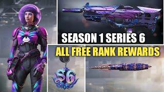 *FREE* Season 1 Series 6 All Rank Rewards | Series 6 Weapon + New character & Emote leaks Codm 2025