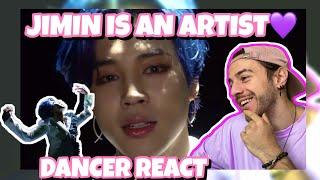 DANCER REACT to Jimin's Black Swan Solo Behind the Scenes  #BTS #방탄소년단 #BANGTANBOMB