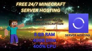 Free 24/7 Minecraft Server Hosting 8 GB Ram.      || Lag-Free||