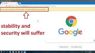 Fix google chrome Error –no-sandbox. Stability and security will suffer