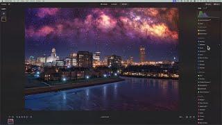 Editing a NIGHT Image in Luminar Neo