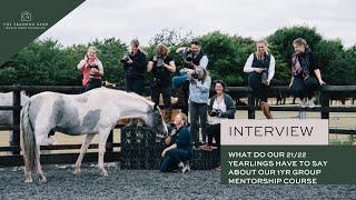 What do our 21/22 Yearlings have to say about our 1yr Group Mentorship Course?