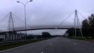 Латвия: Jūrmala - Riga 26/08/2012 (timelapse 4x)