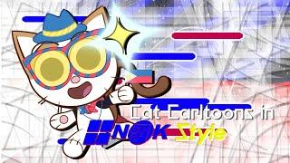 Cat Carltoons In NBK Style "TAOCB Styled" Logo (04.06.2022/WOTAZL-I/SPID Version)