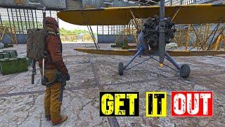 How to get a Plane Out of a Hangar in Scum 0.9