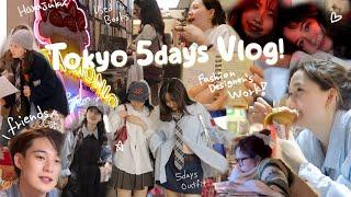 【日常Vlog】東京で暮らすデザイナーの愛に溢れた日常︎ Tokyo life as a Fashion Designer!!! 友達/仕事/作業/コーデ/東京観光