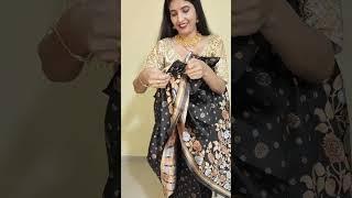 pallu pleating in one minute