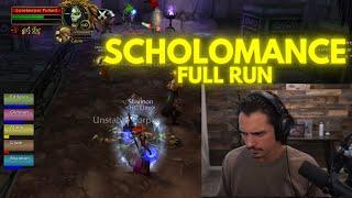 SCHOLOMANCE FULL RUN ON HARDCORE CLASSIC! (DEATH = DELETE)