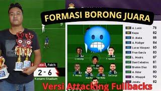 FORMASI PS 3 TERBAIK - EFOOTBALL PES 2024 - ATTACKING FULLBACKS