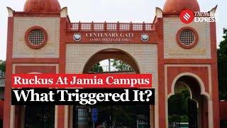 Jamia University Clash: Ruckus at Jamia campus during rangoli event, police deployed