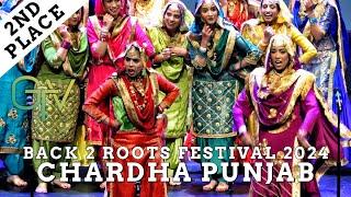 Chardha Punjab - Second Place Live Giddha category at Back 2 Roots Festival 2024