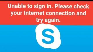 Skype Unable To Sign in issue Fix! - In Less Than a Minute