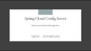 Spring Cloud Config Server Example