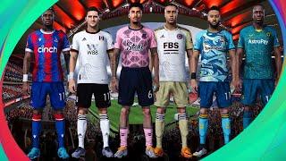 PES 2021 Update Kits Full Premier League New Season 22/23 | Kit Pack Premier League - CPK & SIDER V2