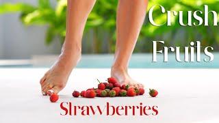 Barefoot Girl Crushes Strawberries – Kriss Crush Edition