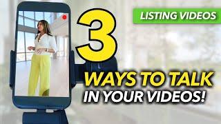 How To Record Yourself Talking In Your Listing Videos?