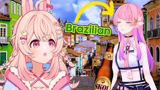 Pipkin Pippa meets a REAL LIFE BRAZILIAN【V4Mirai | Abi Kadabura】