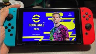 eFootball PES 2022 Gameplay On Nintendo Switch