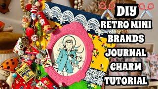 Opening New Retro Mini Brands / What To Do With Mini Brands? / DIY Mini Brands Junk Journal Charm