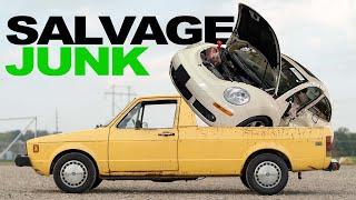 This $700 VW Beetle is Saving my MK1 Caddy - TDI SWAP! EP1
