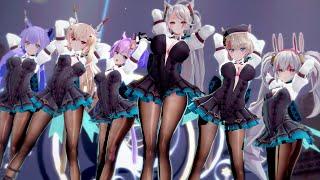 綾波・ニーミ・ジャベリン・プリンツオイゲン・ユニコーン・ラフィーで「シャッフルダンス」Z23/Javelin/ayanami/Eugen/Laffey/Unicorn/アズールレーン